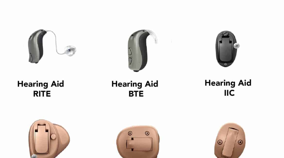 type of hearing aids